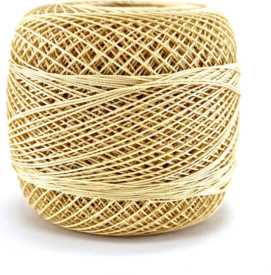 Petalouda Strickgarn Spitzenfaden Baumwolle Beiges 680m 50g