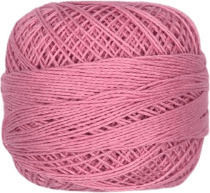 Petalouda Strickgarn Spitzenfaden Baumwolle Rosa 210m 50g