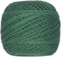 Petalouda Strickgarn Spitzenfaden Baumwolle Grünes 210m 50g
