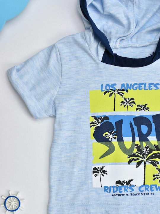 Kinder-Set mit Shorts Sommer 2Stück Blau