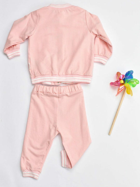 Kinder-Set mit Hose Winter 3Stück Weiß