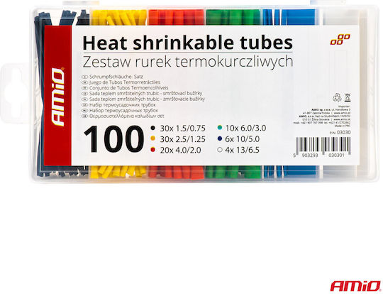 AMiO Heat-Shrink Tubing 100pcs 03030