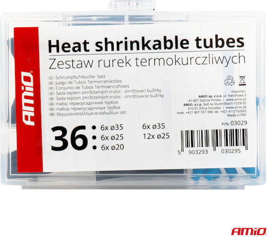 AMiO Heat-Shrink Tubing 25pcs 03029