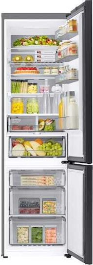 Samsung Fridge-Freezer 390lt NoFrost H203xW59.5xD65.8cm Inox RB38C7B6CS9/EF
