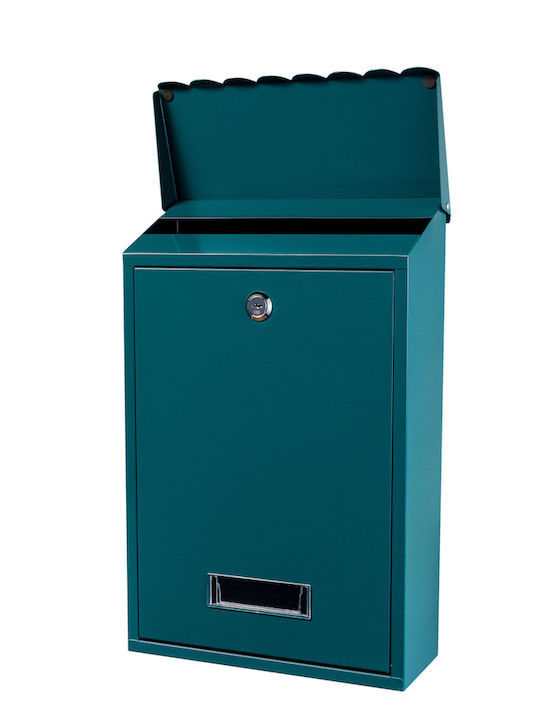 Apartment Building Mailbox Inox in Black Color 40x40x40cm