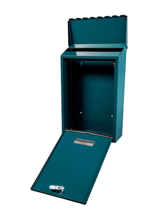 Apartment Building Mailbox Inox in Black Color 40x40x40cm