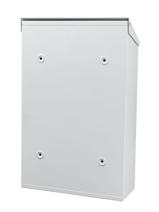 Cutie Poștală pentru Bloc Inox în Culoarea Alb 40x40x40cm