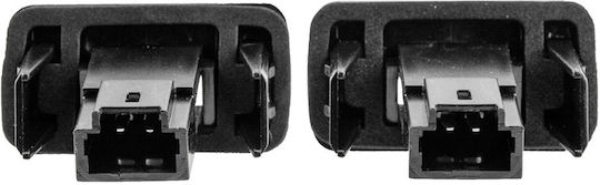 NTY Светлини За Регистрационната Табела LED Peugeot Partner Citroen Berlingo C3 C4 C4 Picasso C5 Xsara 2 Бройки