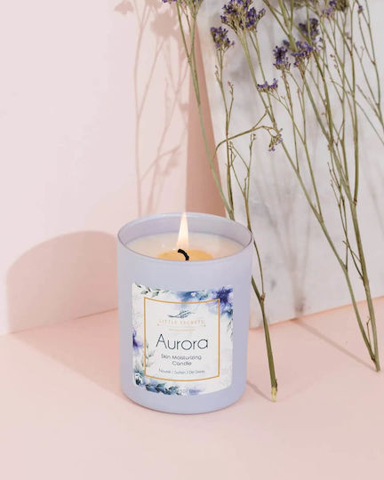 Little Secrets Lumânare Aromatică Aurora Skin în Borcan Lila