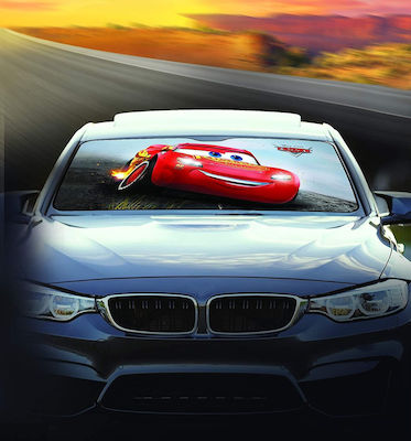 Car Windshield Sun Shade with Suction Cup Colzani Cars Mcqueen 130x70cm