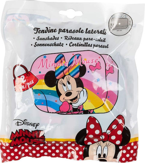 Colzani Πλαϊνά Σκίαστρα Αυτοκινήτου με Βεντούζα Colzani Minnie 44x35εκ. 2τμχ