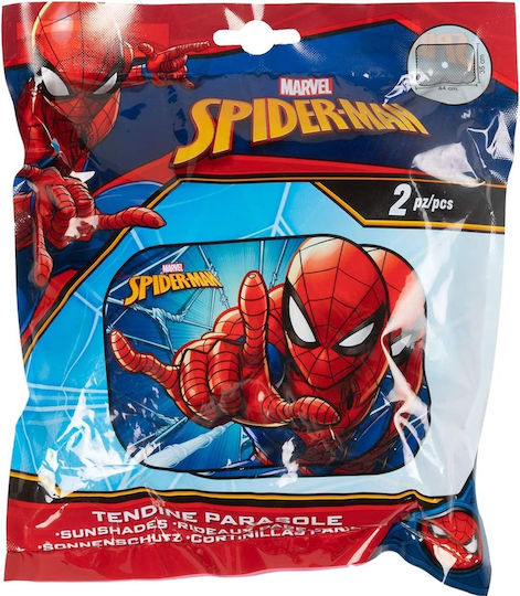 Colzani Car Side Sunshades with Suction Cup Marvel Spiderman 44x35cm 2pcs