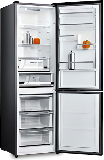 Hyundai Kühl-Gefrierkombination 344Es Total NoFrost H195xB60xT65.8cm. Dark Inox HCS23-4893BDG/NF