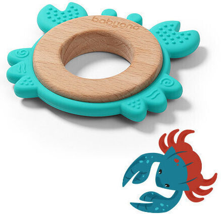 Babyono Crab Μασητικός Κρίκος Οδοντοφυΐας από Σιλικόνη για 0 m+