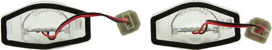 NTY Φώτα Πινακίδας Led για Honda Jazz / Civic 2τμχ