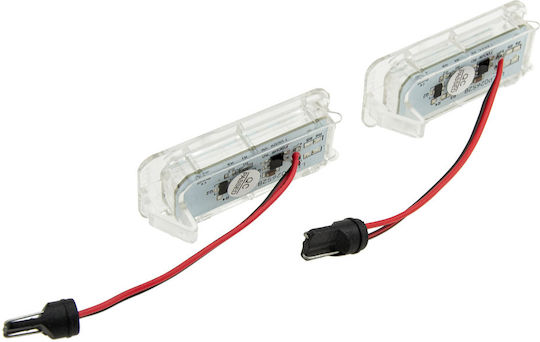 NTY License Plate Lights LED Ford C-Max Focus Kuga Mondeo 2007 2 Pieces