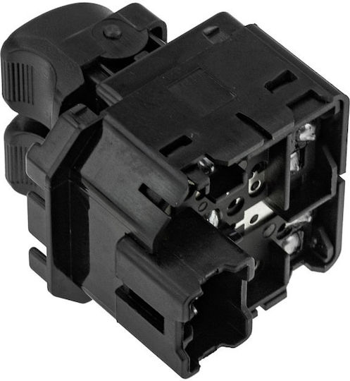 NTY Car Window Switch for Daewoo Matiz 1998+ 6pin Black