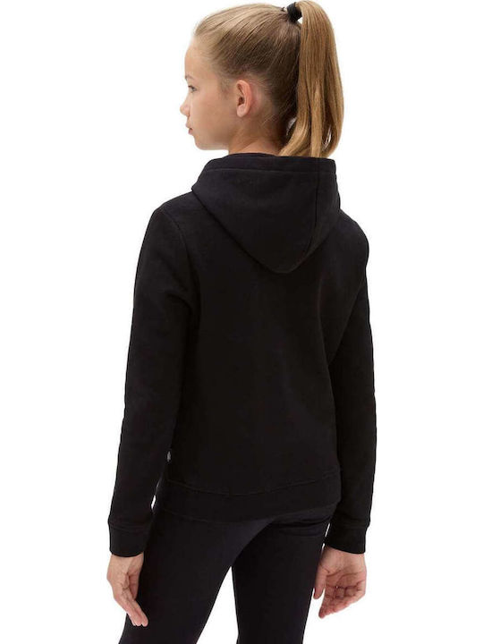 Kids Sweatshirt with Hood and Pockets Black