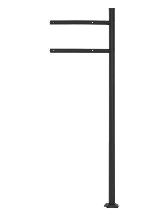 ML-Design Cutie Poștală pentru Exterior Metalic în Culoarea Gri 37x36.5x11cm