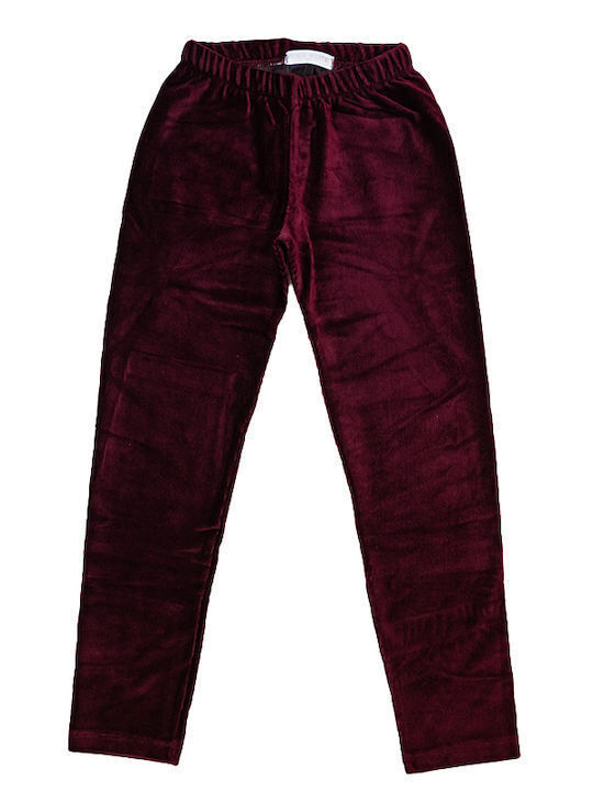 Εβίτα Leggings pentru Copii Lung Burgundy