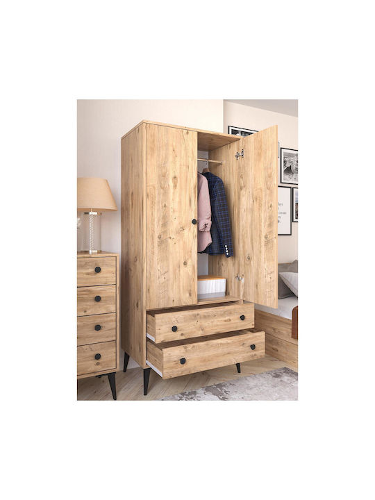Amari Δίφυλλη Ντουλάπα 82x48x180cm