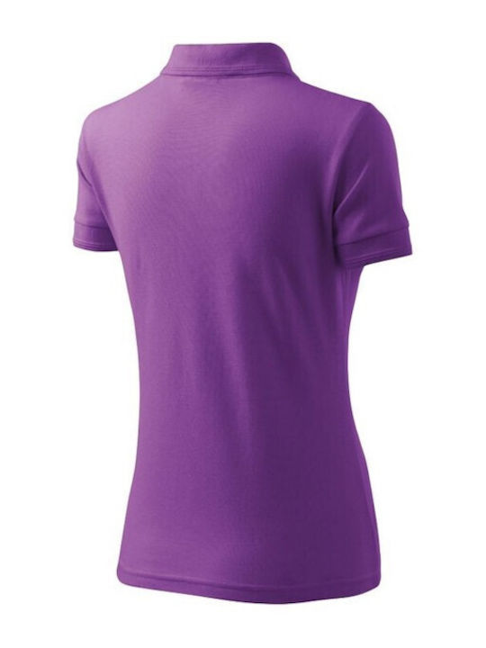 Malfini Ανδρικό Διαφημιστικό T-shirt Κοντομάνικο σε Μωβ Χρώμα