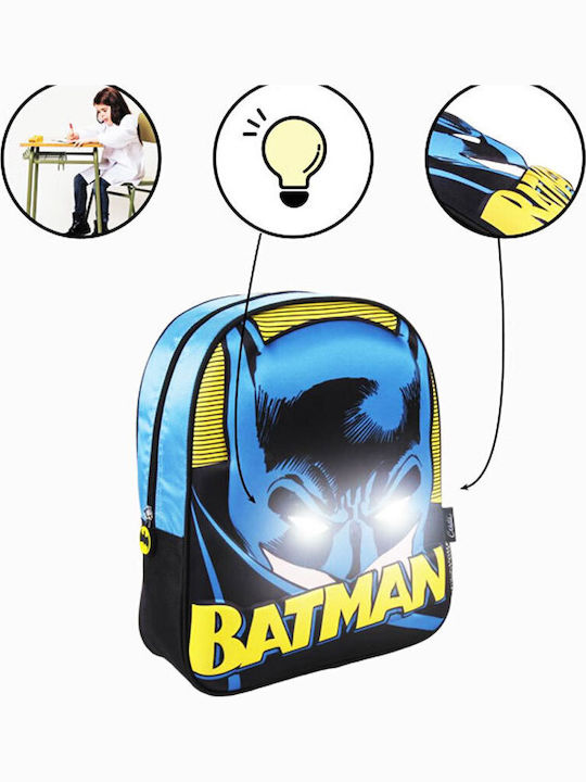 Cerda Batman Ученическа Раница Тип Детска Градина с Джоб за Бутилка Синя 25 x 10 x 31см