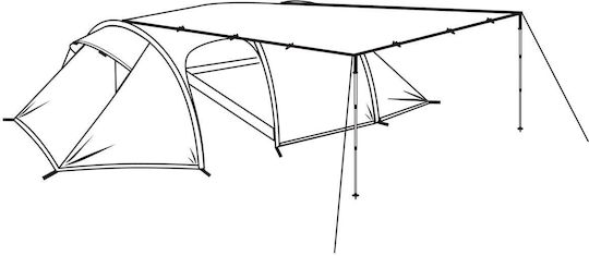 Robens Tarp 4x4 4 Ατόμων Πράσινη