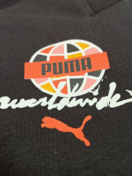 Puma Дамски Суитшърт Черно