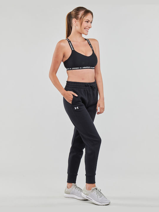 Under Armour Rival Damen-Sweatpants Jogger Schwarz Vlies