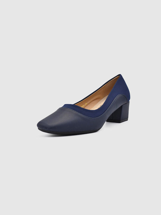 Joya Navy Blue Heels