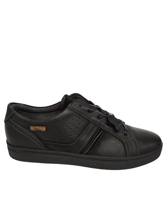 Gale Leder Herren Freizeitschuhe Schwarz