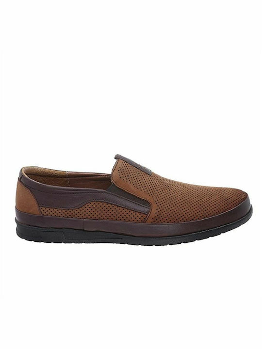 Safe Step Leder Herren Freizeitschuhe Anatomisch Braun