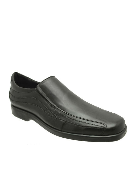 Cabrini Leder Herren Freizeitschuhe Schwarz