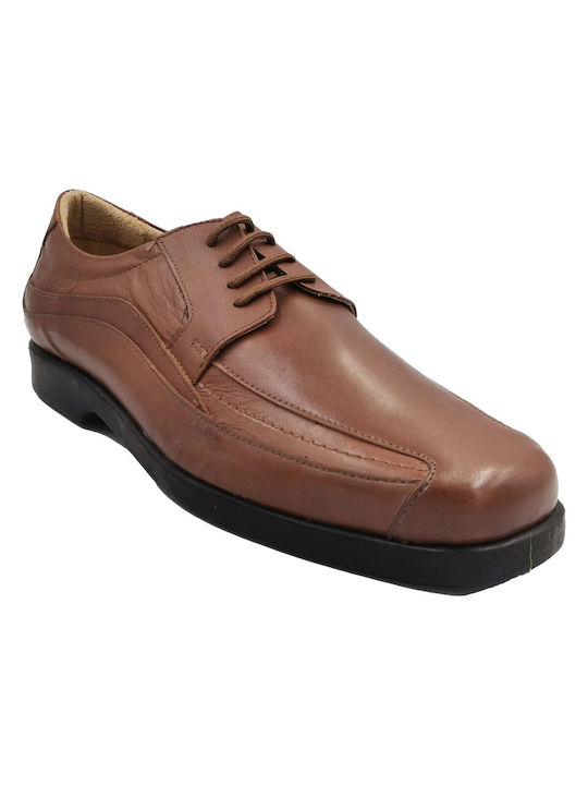 Cabrini Men's Leather Casual Shoes Tabac Brown