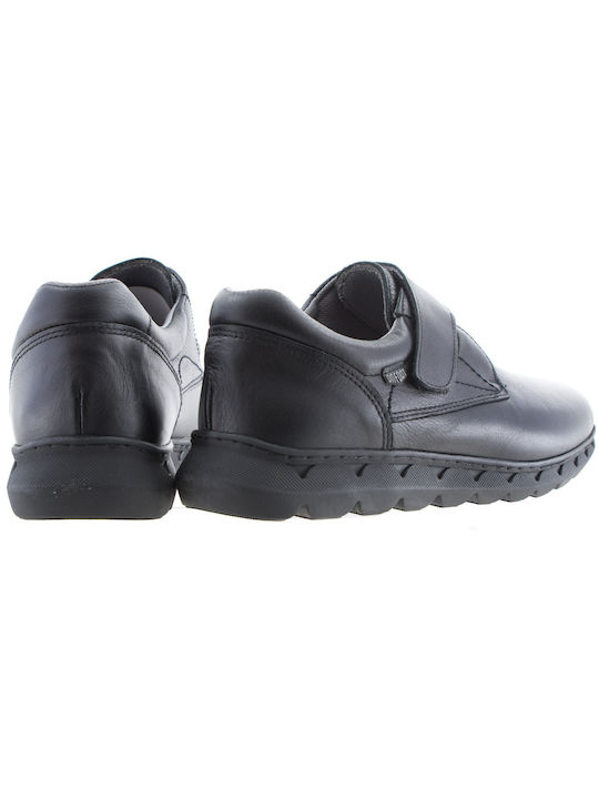 On Foot Men's Anatomic Leather Casual Shoes Black