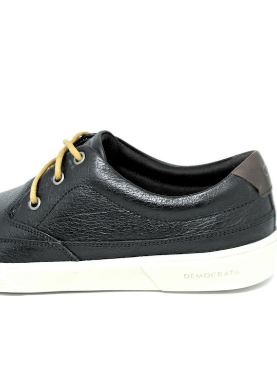 Leder Herren Freizeitschuhe Anatomisch Schwarz