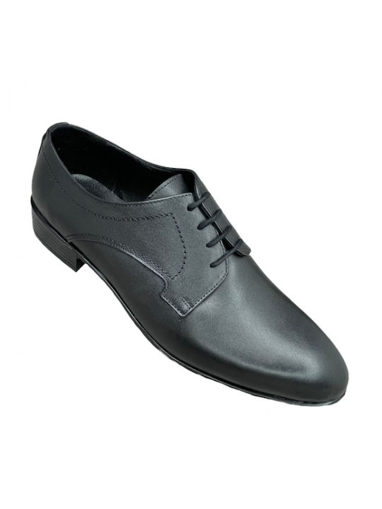 Smart Steps Men's Leather Casual Shoes Black