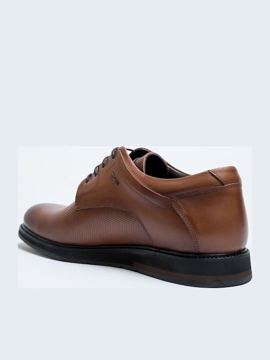 Men's Leather Casual Shoes Tabac Brown -3