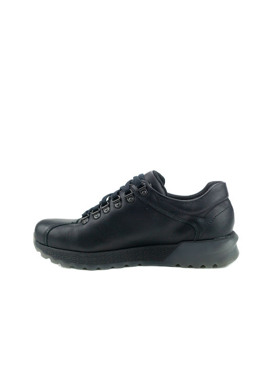 Himalaya Men's Leather Casual Shoes Black