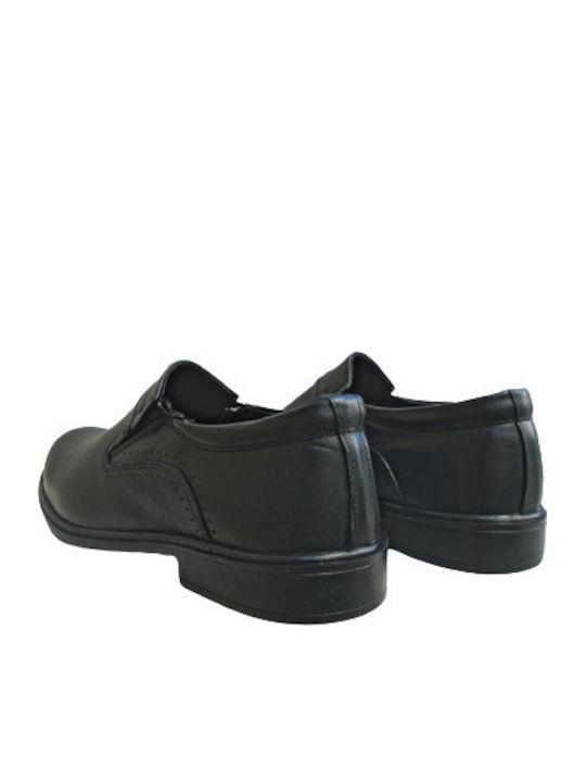 Leder Herren Freizeitschuhe Anatomisch Schwarz