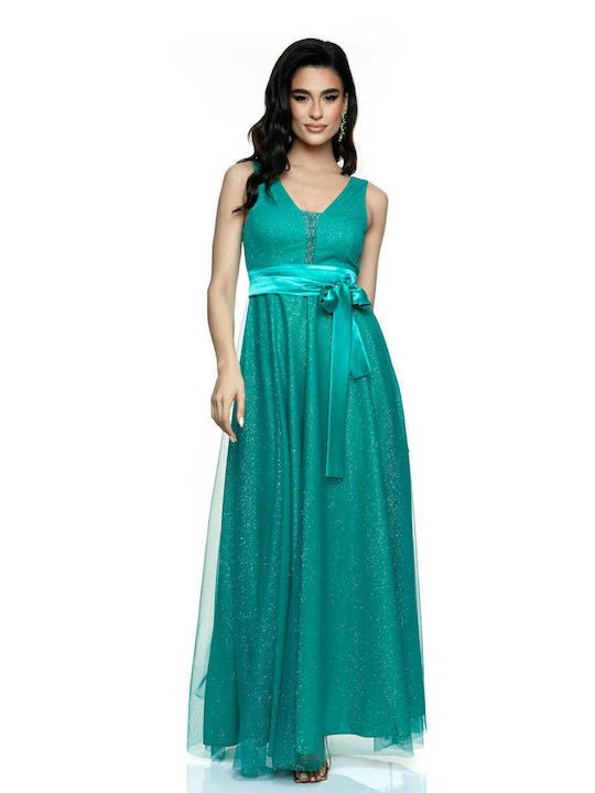 RichgirlBoudoir Maxi Evening Dress Green