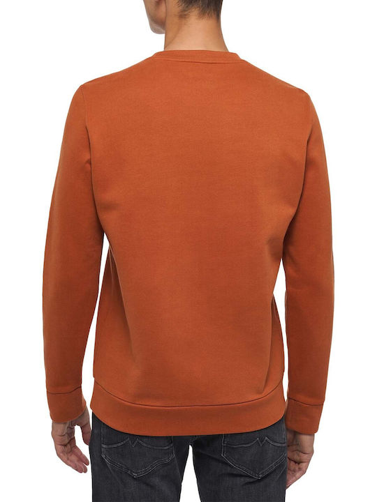 Mustang Herren Sweatshirt Orange