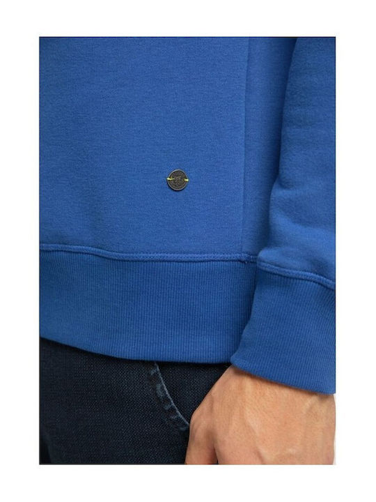 Mustang Men's Sweatshirt with Hood Blue