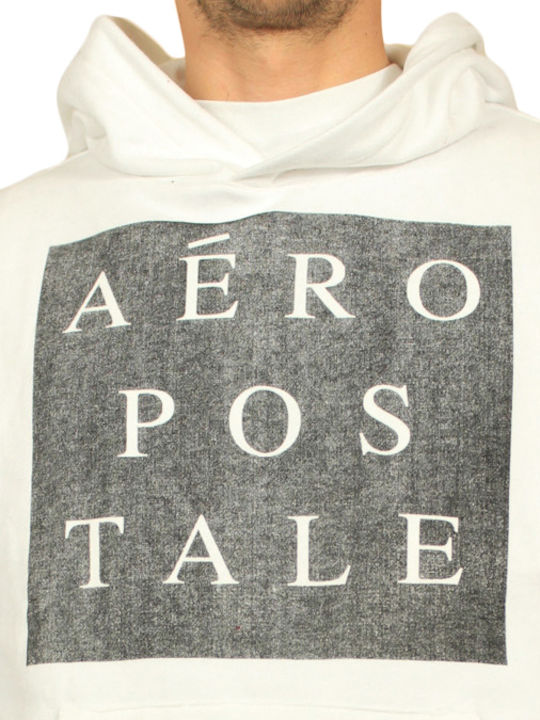 Aeropostale Men's Sweatshirt with Hood White