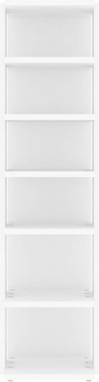 Holz Schuhschrank mit 6 Regalen White L25xW27xH102cm