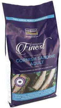 Fish4Dogs Finest Cornish Sardine Large Bite 1.5kg Hrană Uscată pentru Câini Adulţi de Rase Mari cu Pește