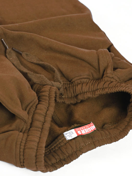 Kids Sweatpants Set Tabac Brown 2pcs