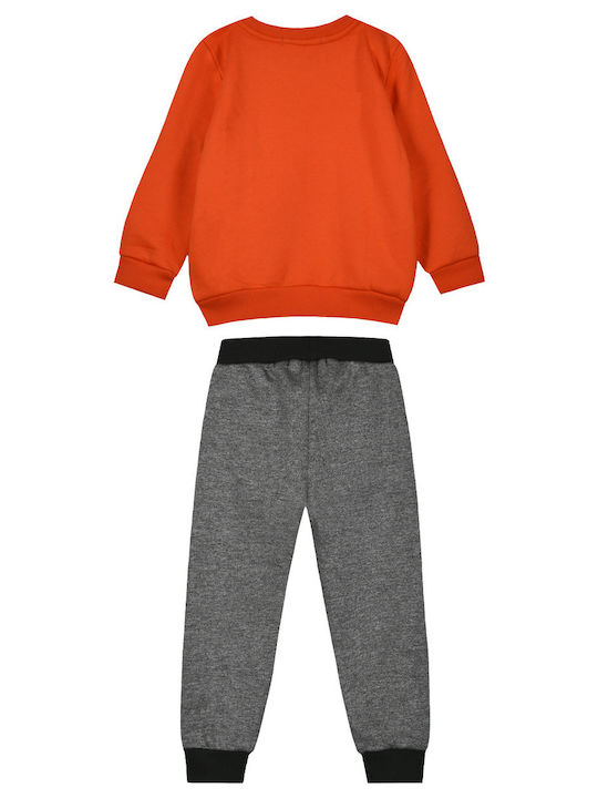 Energiers Kids Sweatpants Set Orange