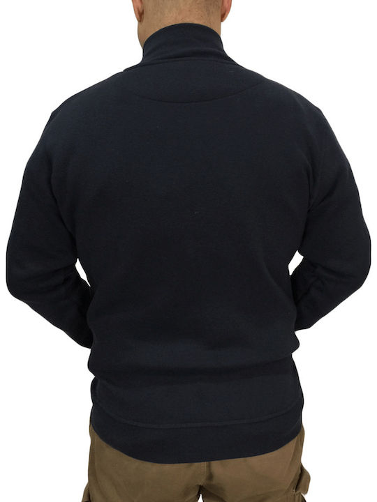 Marcus Men's Sweatshirt Jacket with Pockets Navy Blue